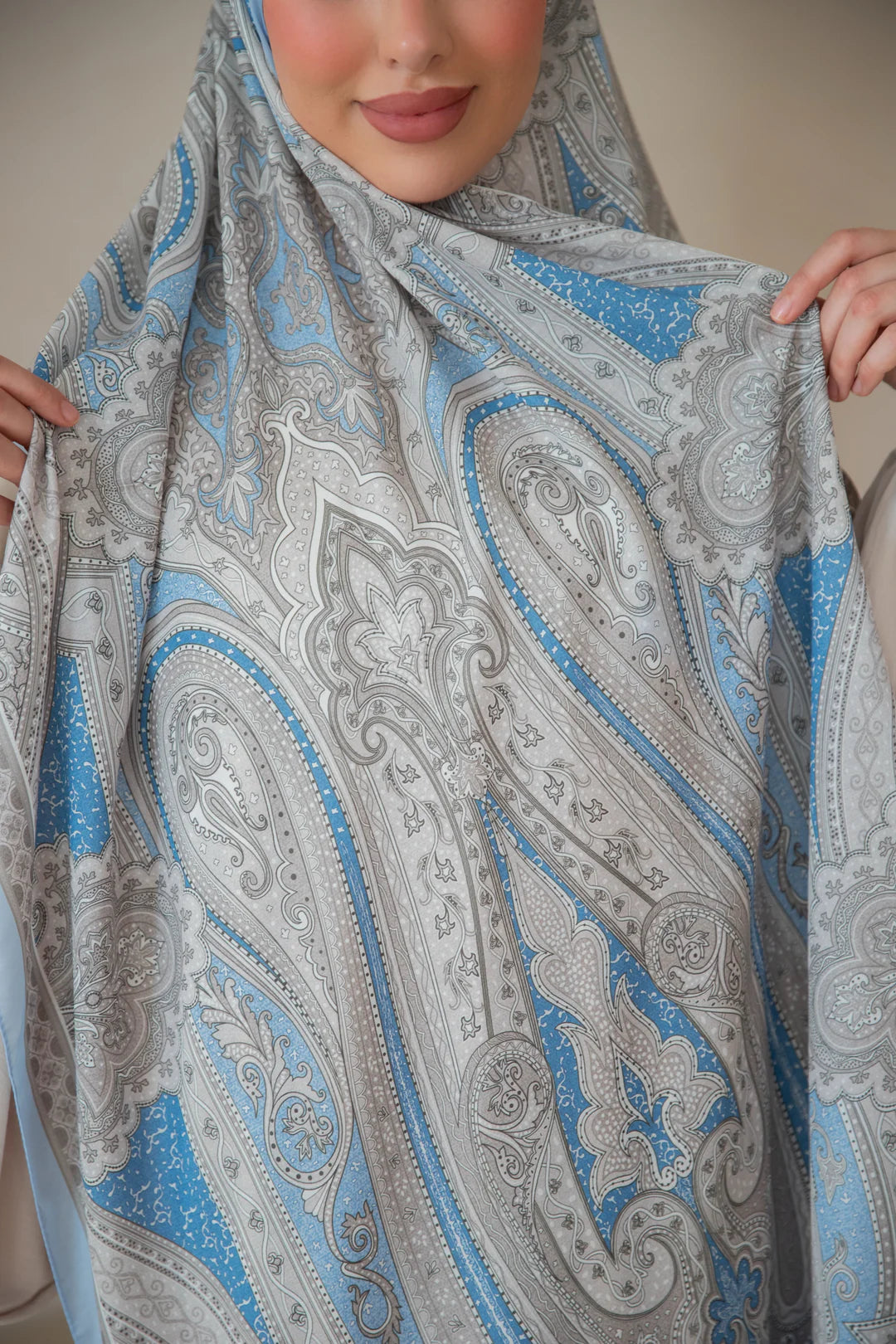Soft Bohéme Hijab - Hagia Sophia Blue
