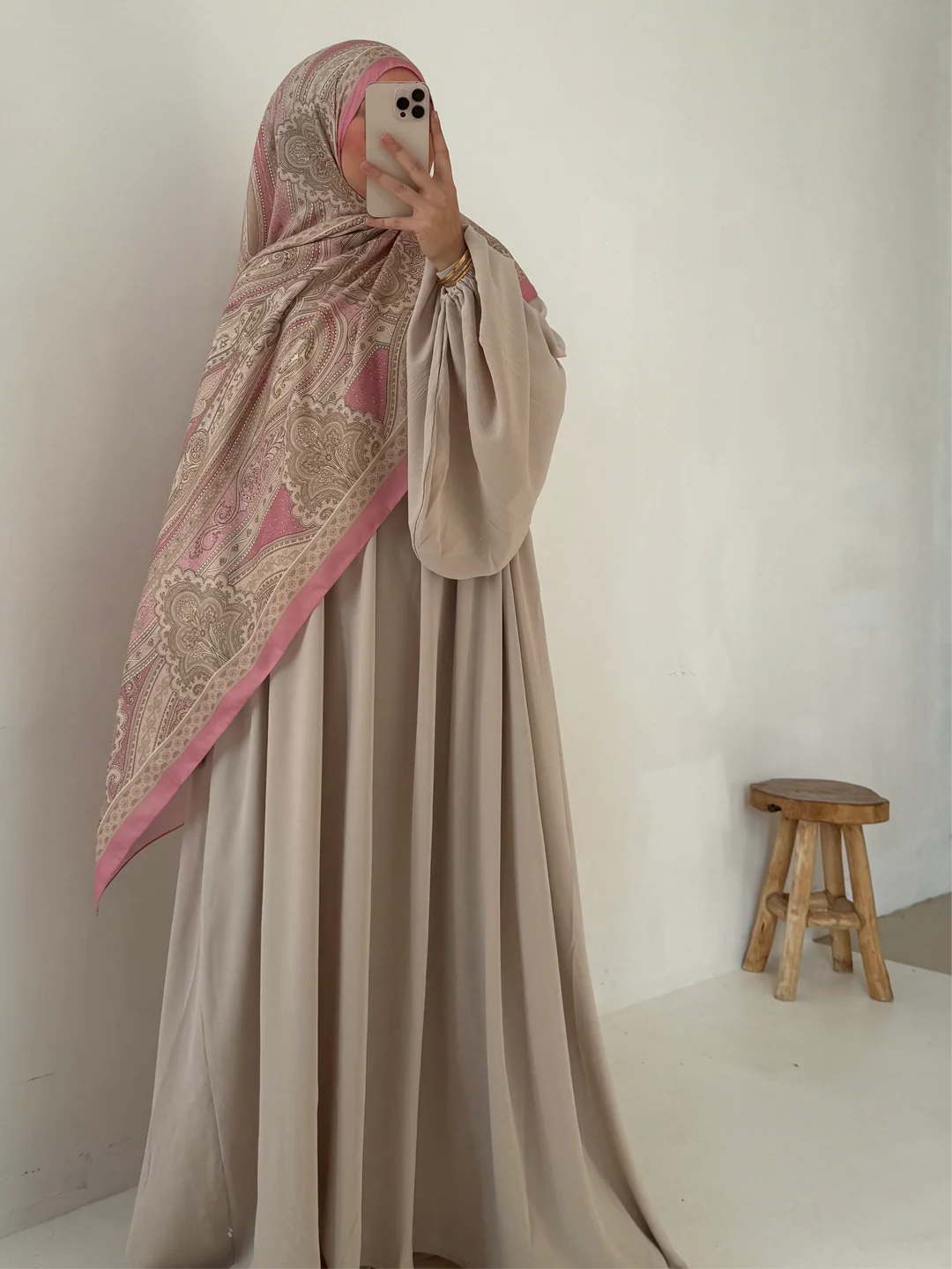 Soft Bohéme Hijab - Blush