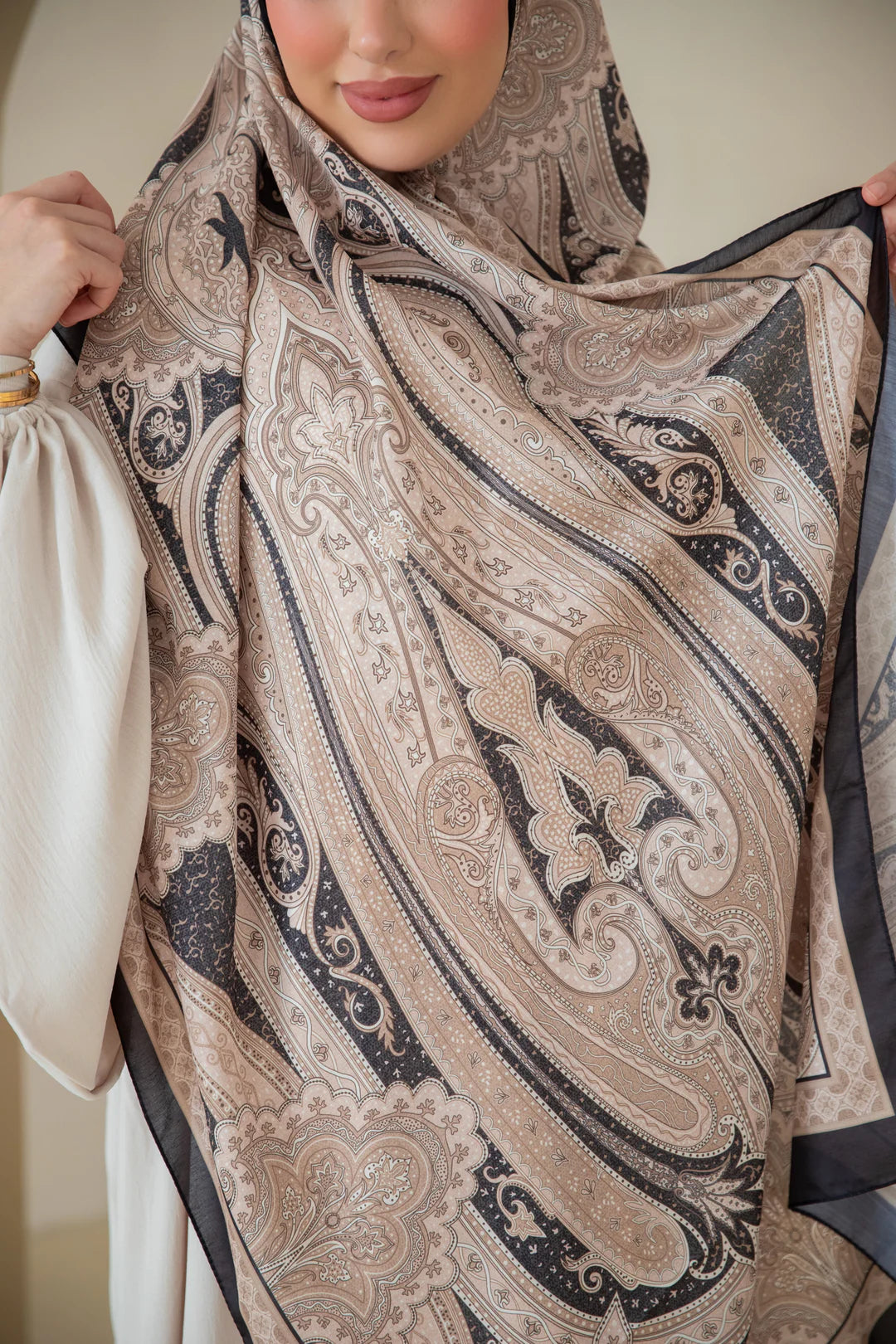 Soft Bohéme Hijab - Mocha