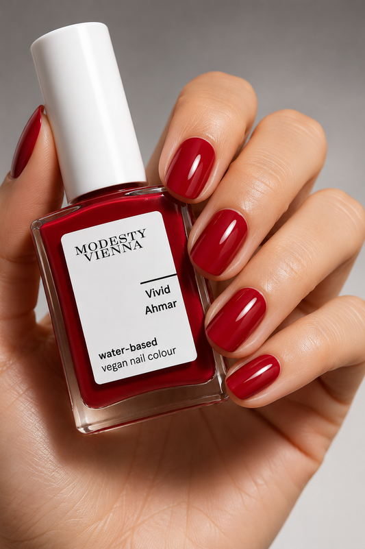 Halal Nail Polish - Vivid Ahmar 15ML