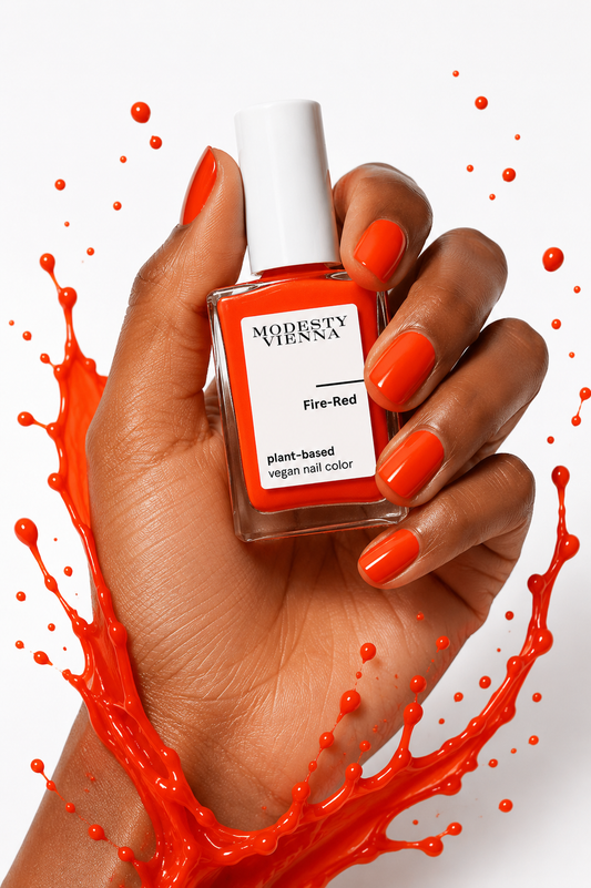 Halal Nail Polish - Fire-Red 15ML