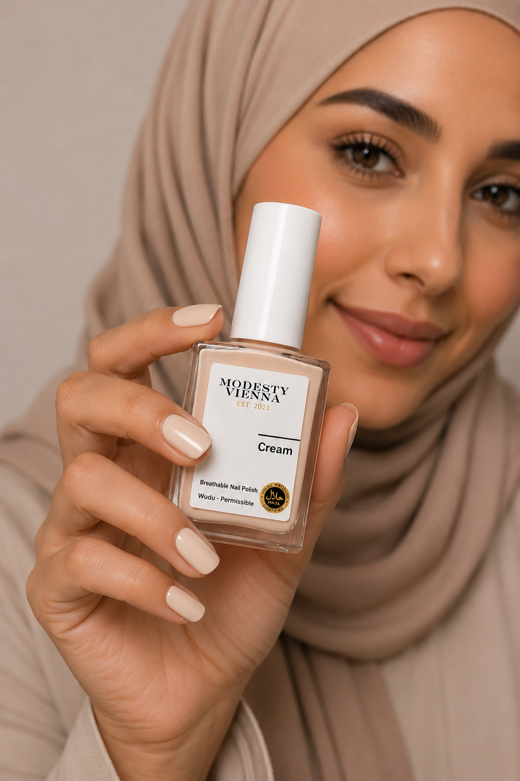 Halal Nail Polish - Cream 15ML