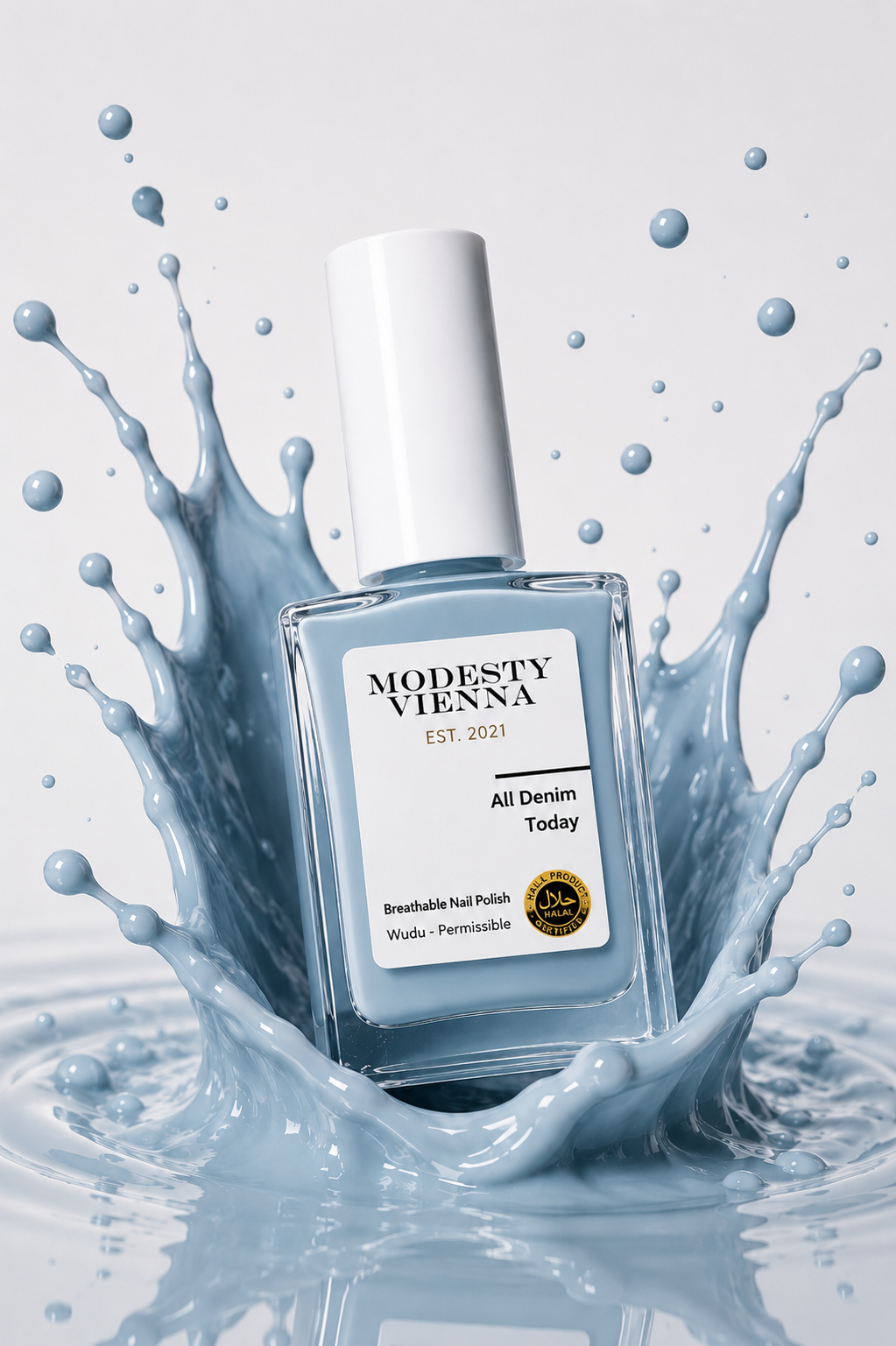 Halal Nail Polish - All Denim Today 15ML