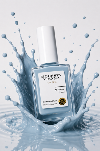 Halal Nail Polish - All Denim Today 15ML