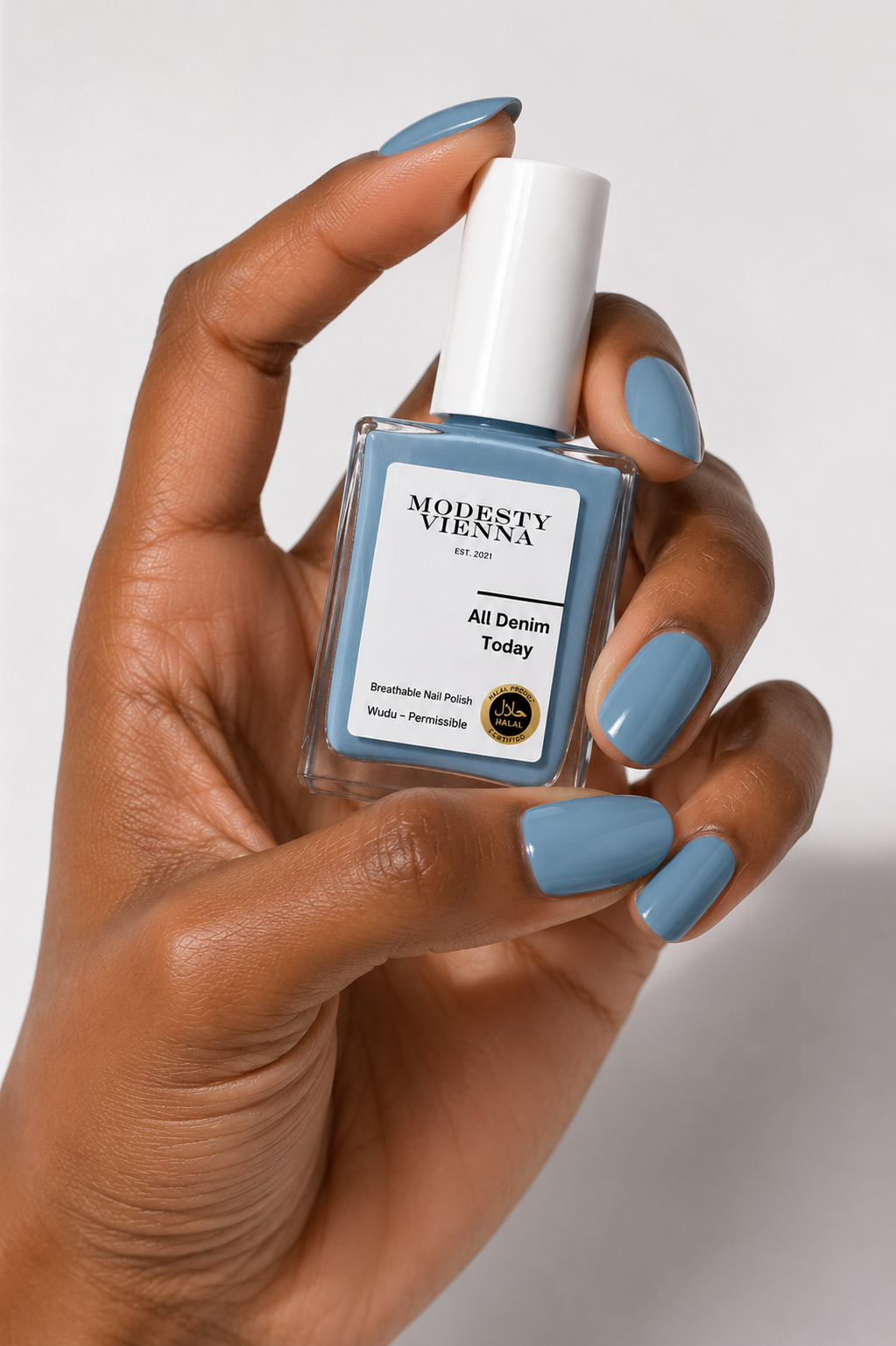 Halal Nail Polish - All Denim Today 15ML