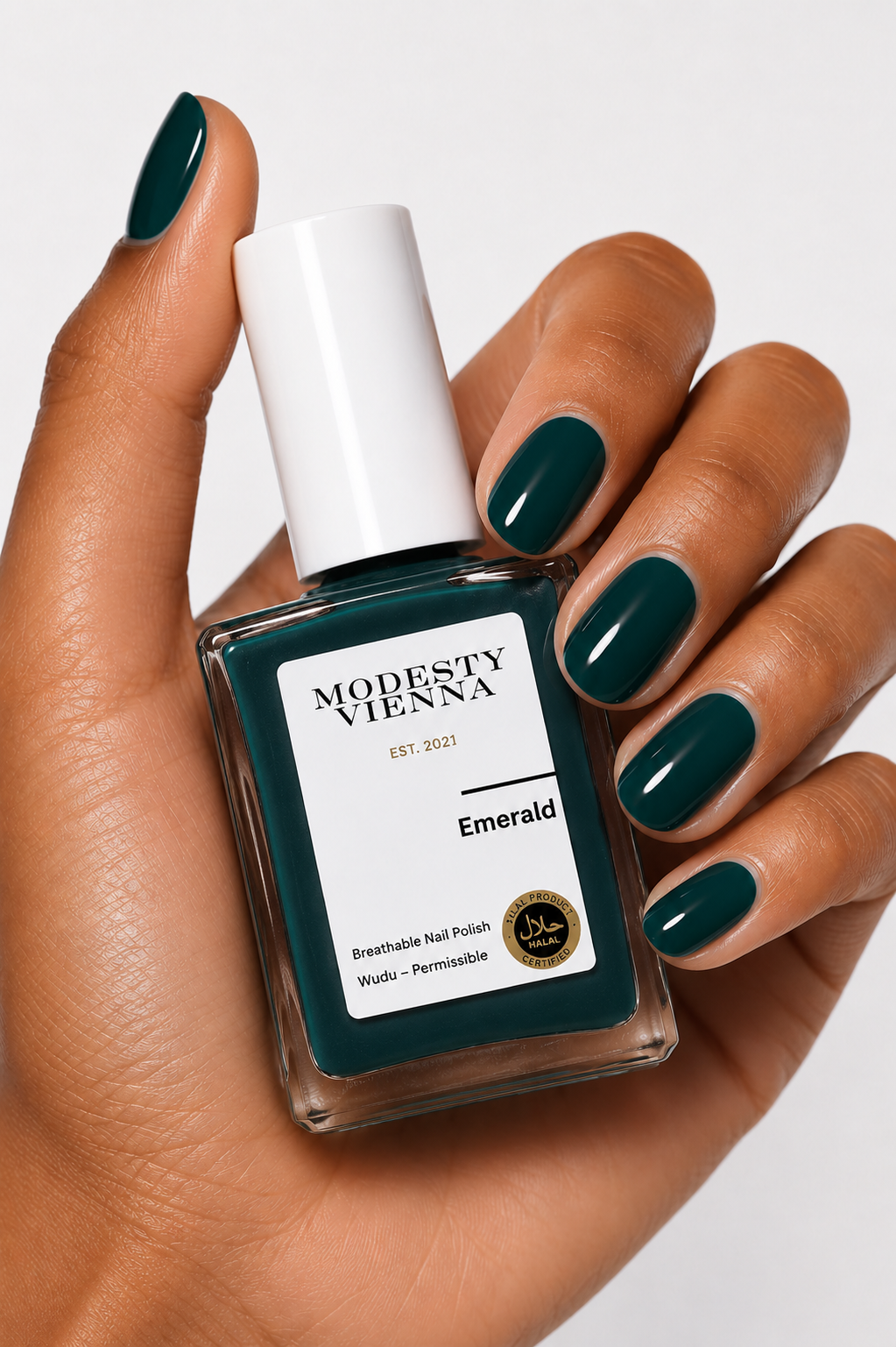 Halal Nail Polish - Emerald 15ML