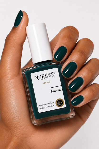 Halal Nail Polish - Emerald 15ML