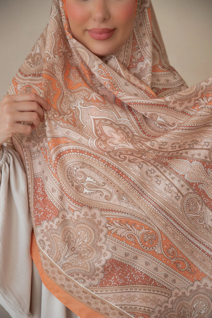 Soft Bohéme Hijab - Sunset Vibes