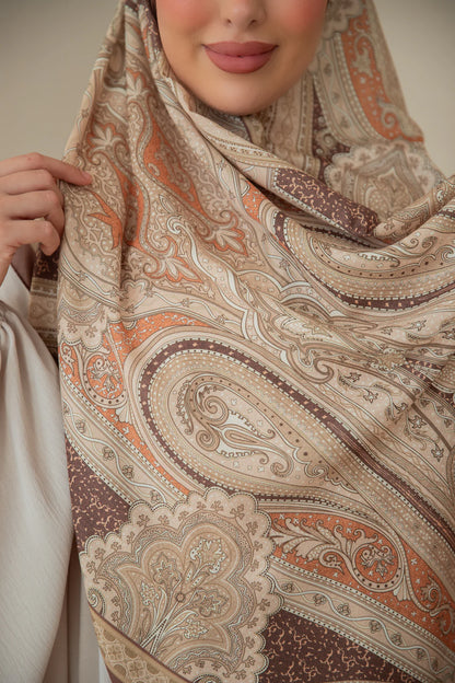 Soft Bohéme Hijab - Curcuma