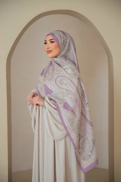 Soft Bohéme Hijab - Lavender