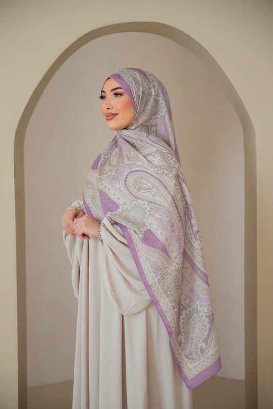 Soft Bohéme Hijab - Lavender