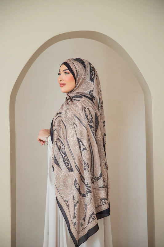 Soft Bohéme Hijab - Mocha
