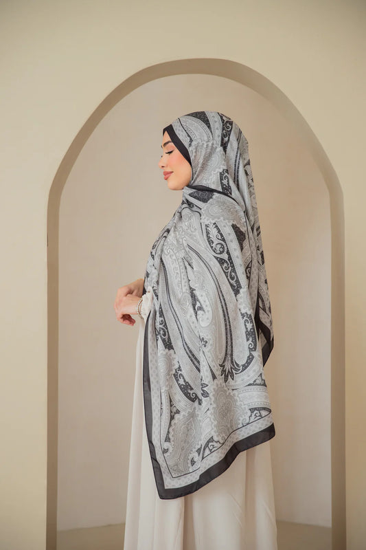 Soft Bohéme Hijab - LA Noir