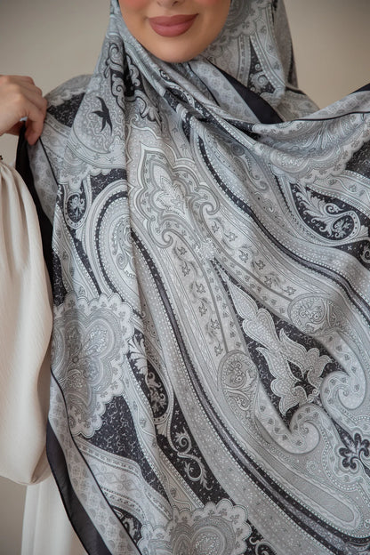 Soft Bohéme Hijab - LA Noir