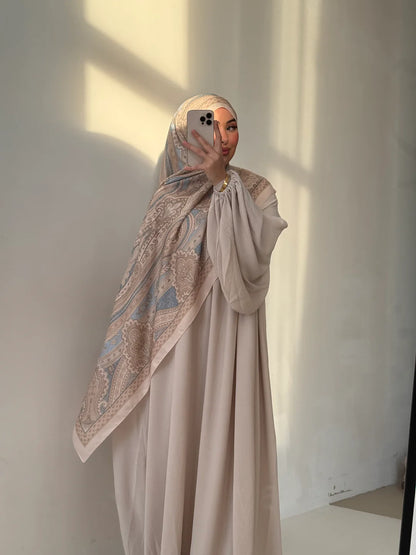 Soft Bohéme Hijab - Sky Blue