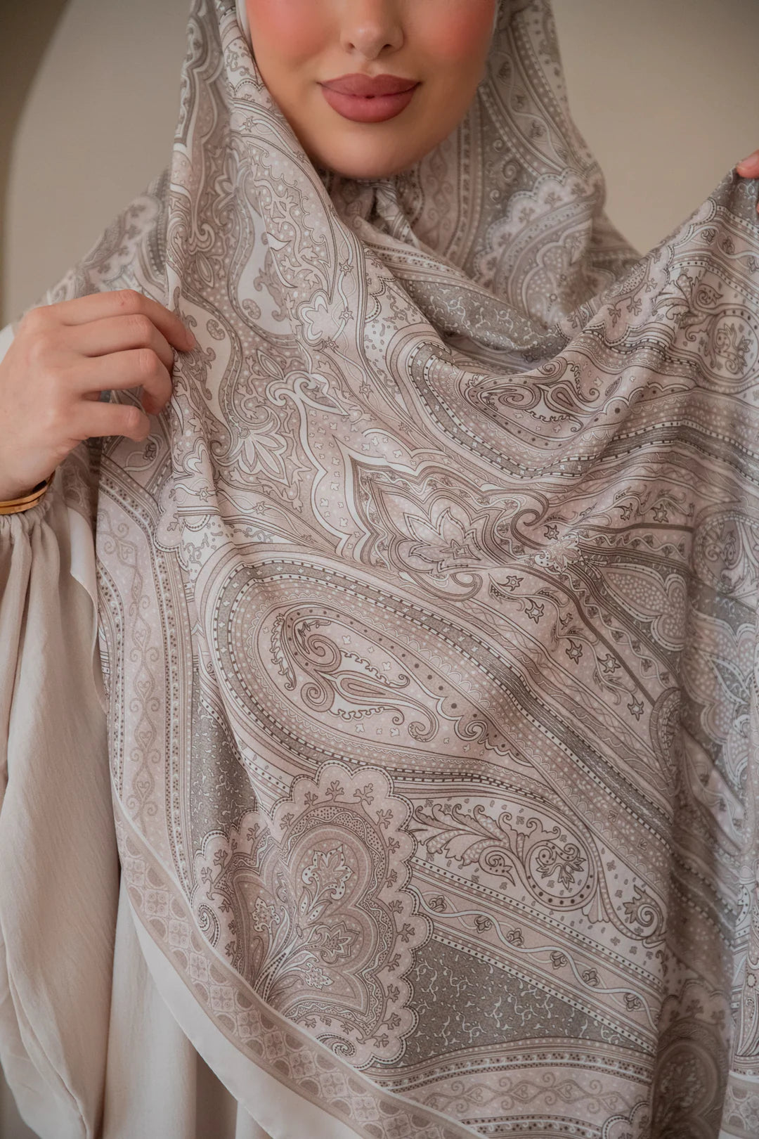 Soft Bohéme Hijab - Taupe