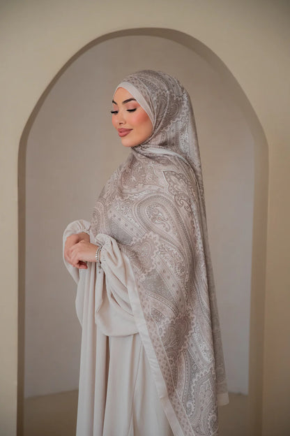 Soft Bohéme Hijab - Taupe